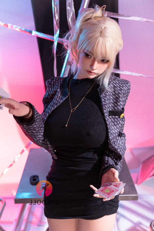 163cm/5ft4 H-cup Silicone Head Love Doll - Bailu SHEDOLL