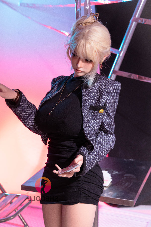 163cm/5ft4 H-cup Silicone Head Love Doll - Bailu SHEDOLL