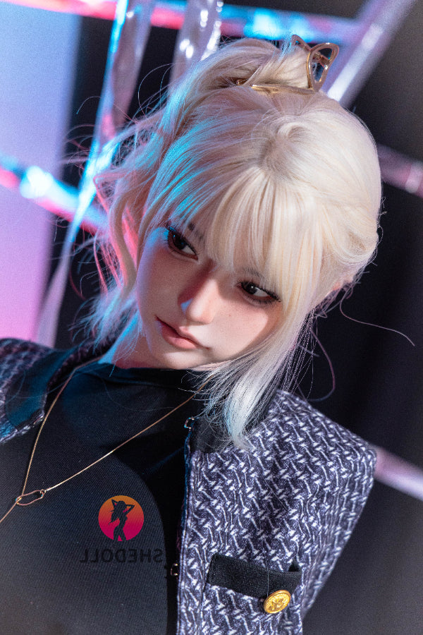 163cm/5ft4 H-cup Silicone Head Love Doll - Bailu SHEDOLL