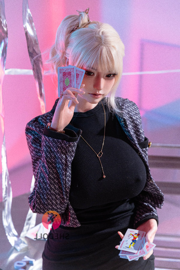 163cm/5ft4 H-cup Silicone Head Love Doll - Bailu SHEDOLL