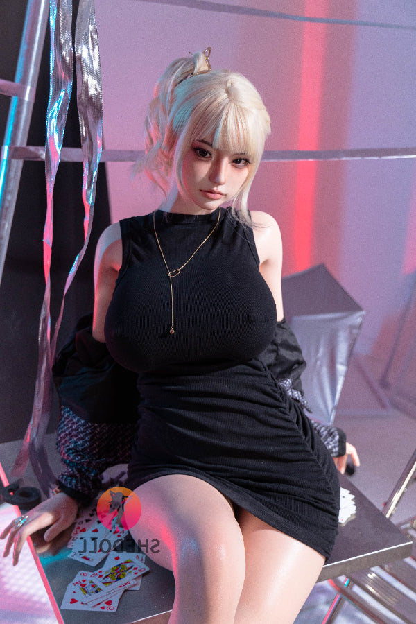 163cm/5ft4 H-cup Silicone Head Love Doll - Bailu SHEDOLL