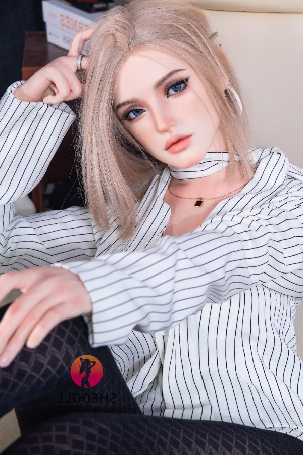 168cm/5ft8 D-cup Silicone Head Sex Doll - Natalia SHEDOLL