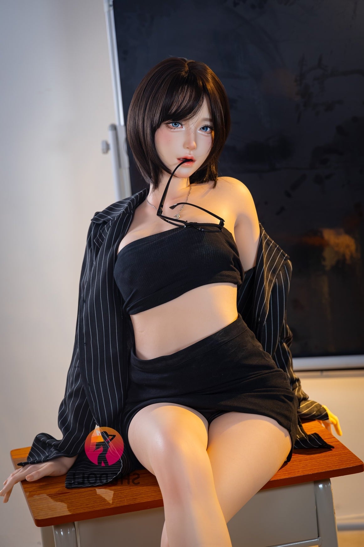 152cm/4ft11 A-cup Japanese Silicone Head Sex Doll - JiangXiaoLi SHEDOLL