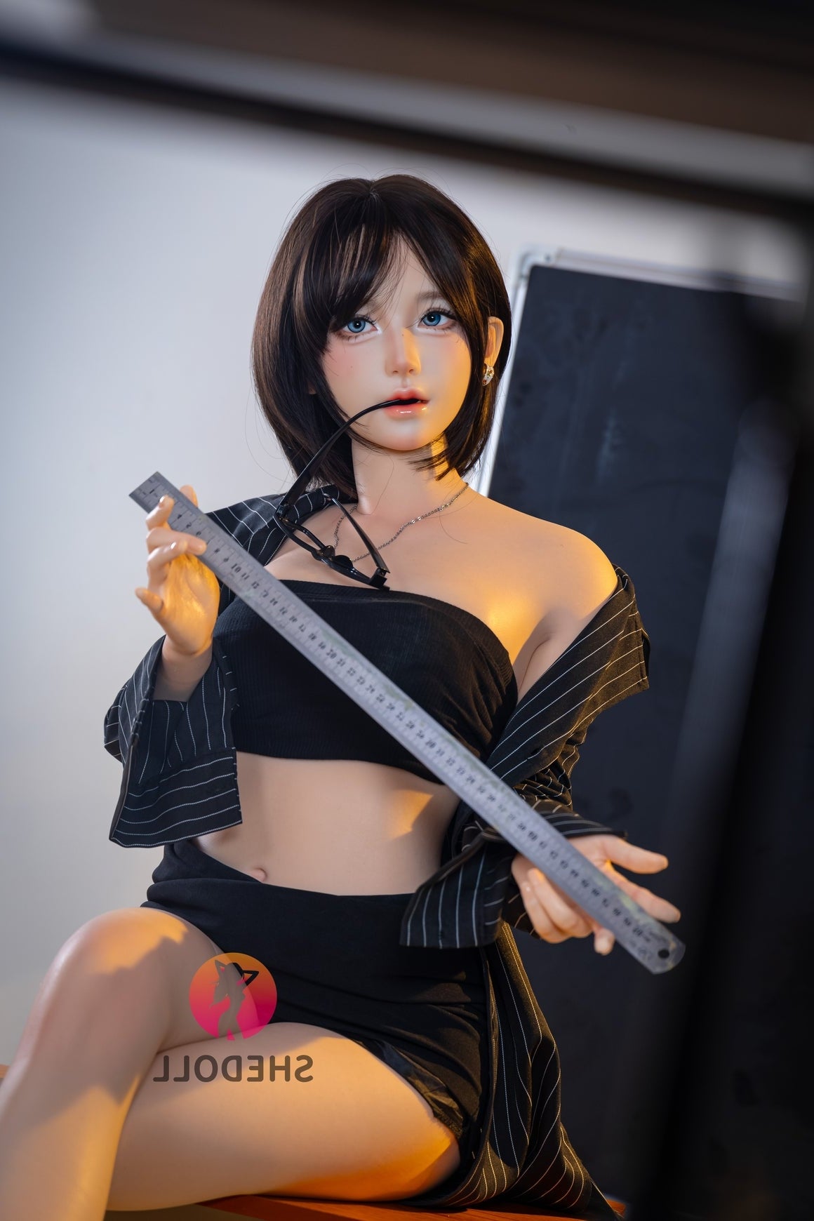 152cm/4ft11 A-cup Japanese Silicone Head Sex Doll - JiangXiaoLi SHEDOLL