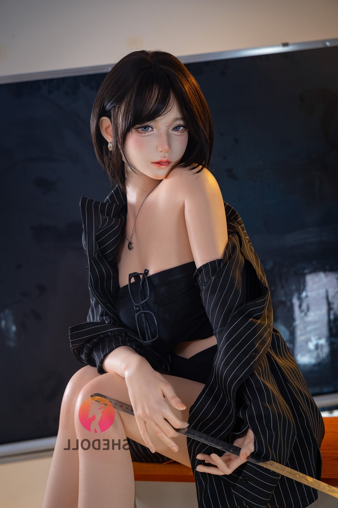 152cm/4ft11 A-cup Japanese Silicone Head Sex Doll - JiangXiaoLi SHEDOLL