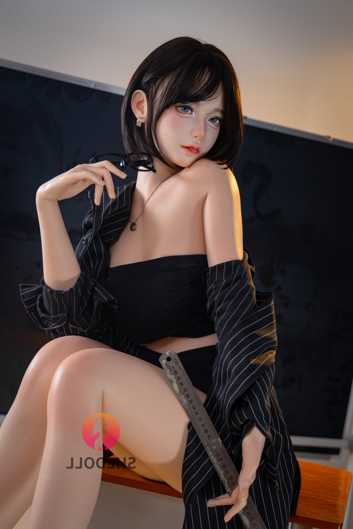 152cm/4ft11 A-cup Japanese Silicone Head Sex Doll - JiangXiaoLi SHEDOLL