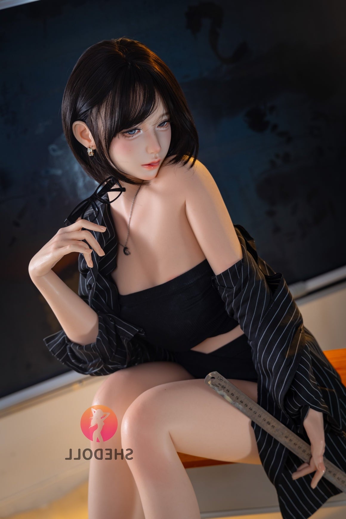 152cm/4ft11 A-cup Japanese Silicone Head Sex Doll - JiangXiaoLi SHEDOLL