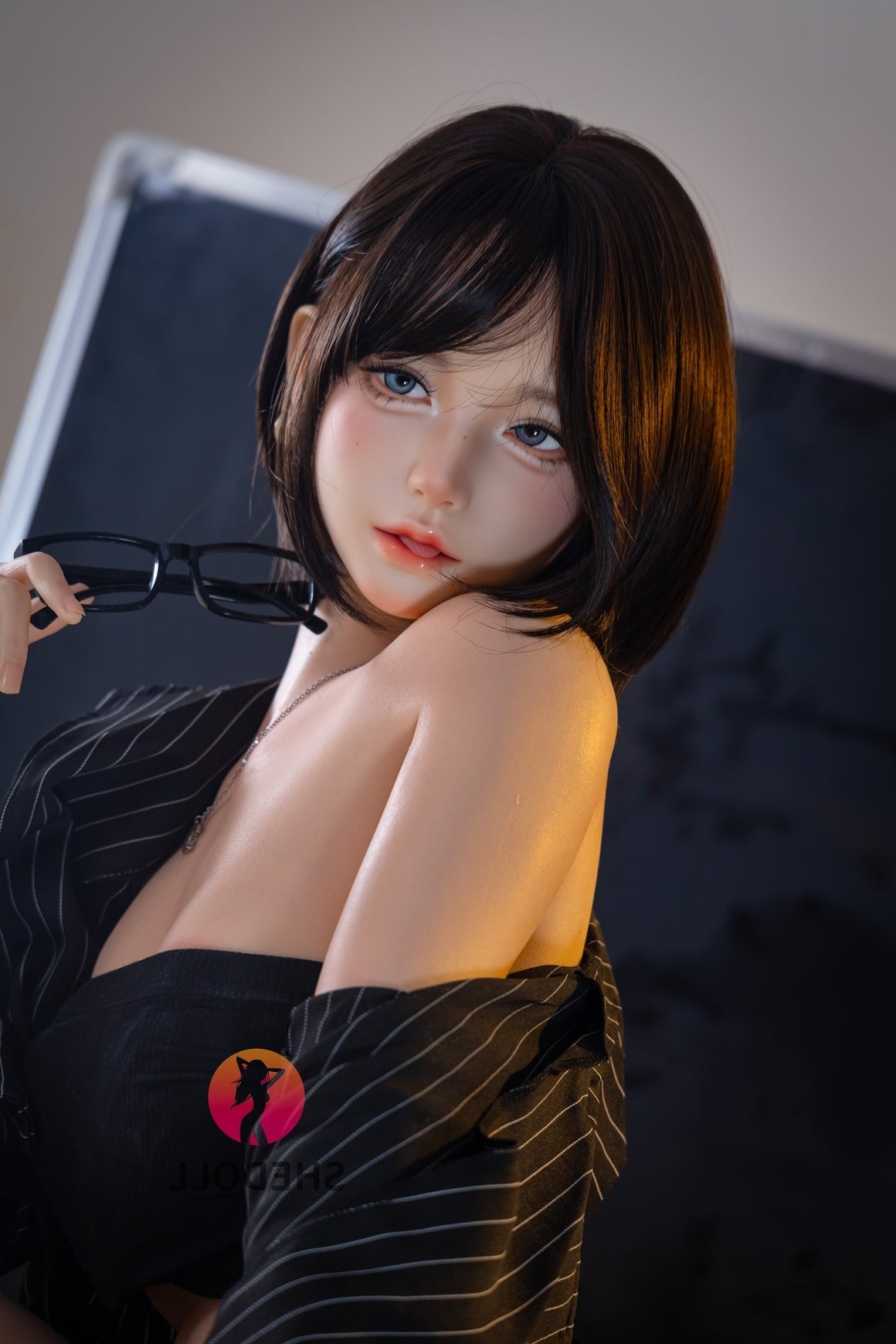 152cm/4ft11 A-cup Japanese Silicone Head Sex Doll - JiangXiaoLi SHEDOLL