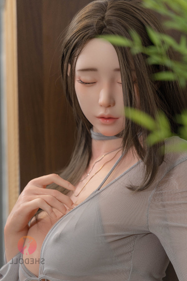 165cm/5ft5 E-cup Silicone Head Eyes Closed Sex Doll - Chuyue SHEDOLL