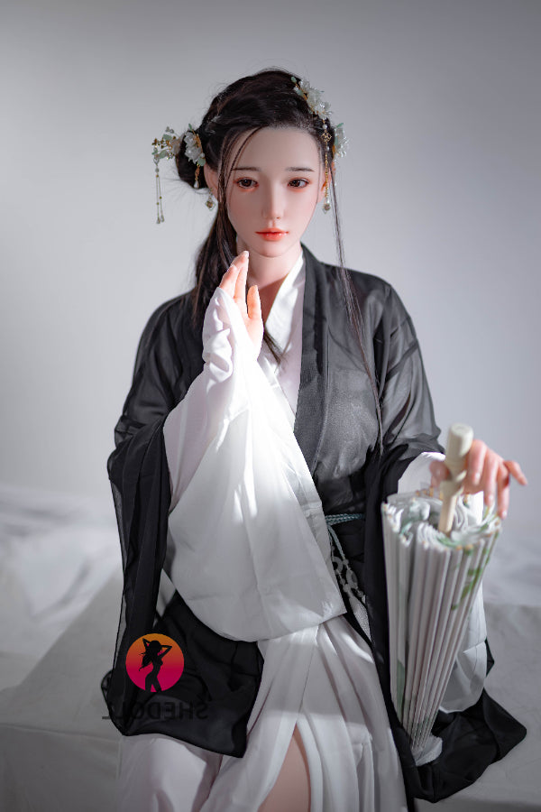 165cm/5ft5 E-cup Silicone Head Chinese Sex Doll - Achu SHEDOLL