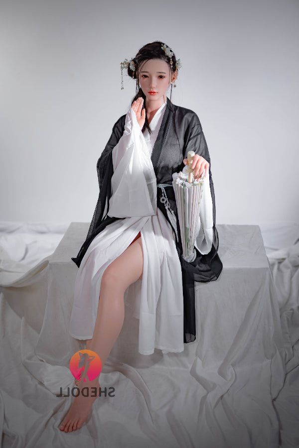 165cm/5ft5 E-cup Silicone Head Chinese Sex Doll - Achu SHEDOLL