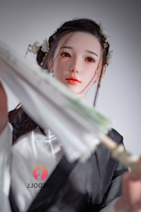 165cm/5ft5 E-cup Silicone Head Chinese Sex Doll - Achu SHEDOLL