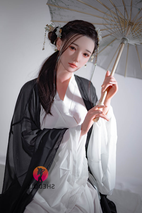165cm/5ft5 E-cup Silicone Head Chinese Sex Doll - Achu SHEDOLL