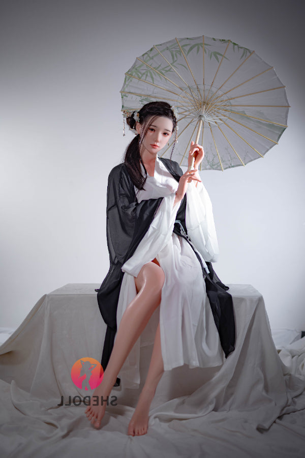 165cm/5ft5 E-cup Silicone Head Chinese Sex Doll - Achu SHEDOLL