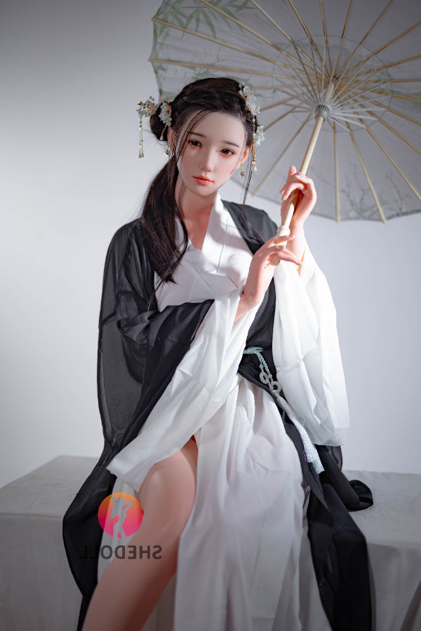 165cm/5ft5 E-cup Silicone Head Chinese Sex Doll - Achu SHEDOLL