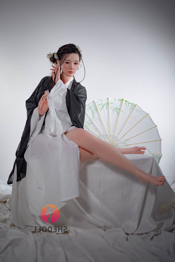 165cm/5ft5 E-cup Silicone Head Chinese Sex Doll - Achu SHEDOLL