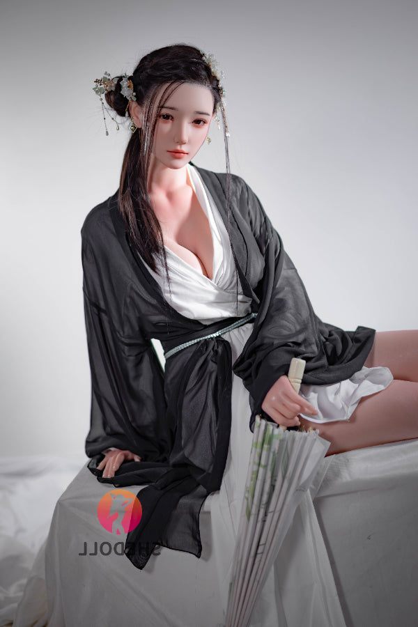 165cm/5ft5 E-cup Silicone Head Chinese Sex Doll - Achu SHEDOLL