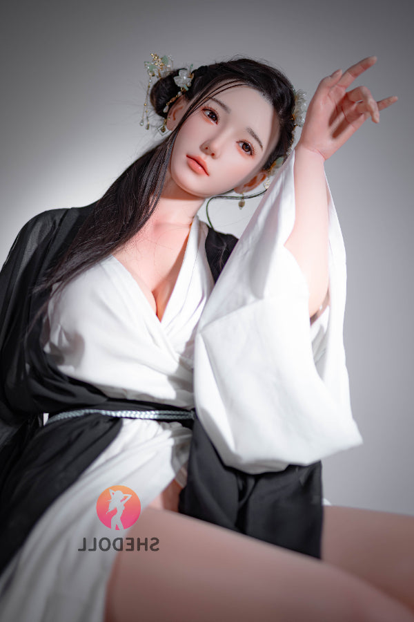 165cm/5ft5 E-cup Silicone Head Chinese Sex Doll - Achu SHEDOLL