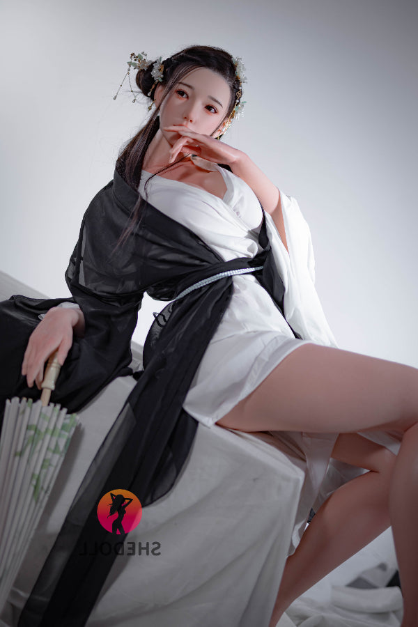 165cm/5ft5 E-cup Silicone Head Chinese Sex Doll - Achu SHEDOLL