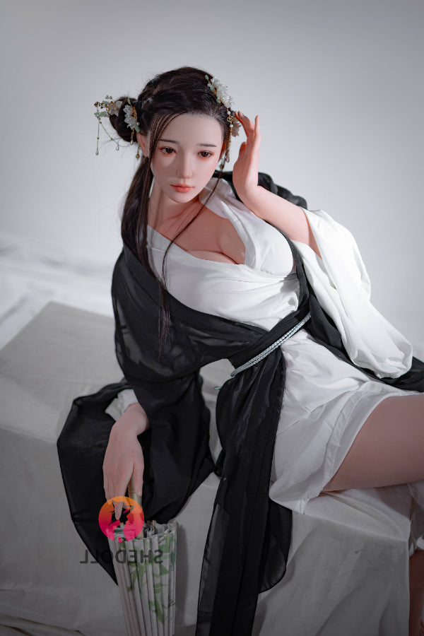 165cm/5ft5 E-cup Silicone Head Chinese Sex Doll - Achu SHEDOLL