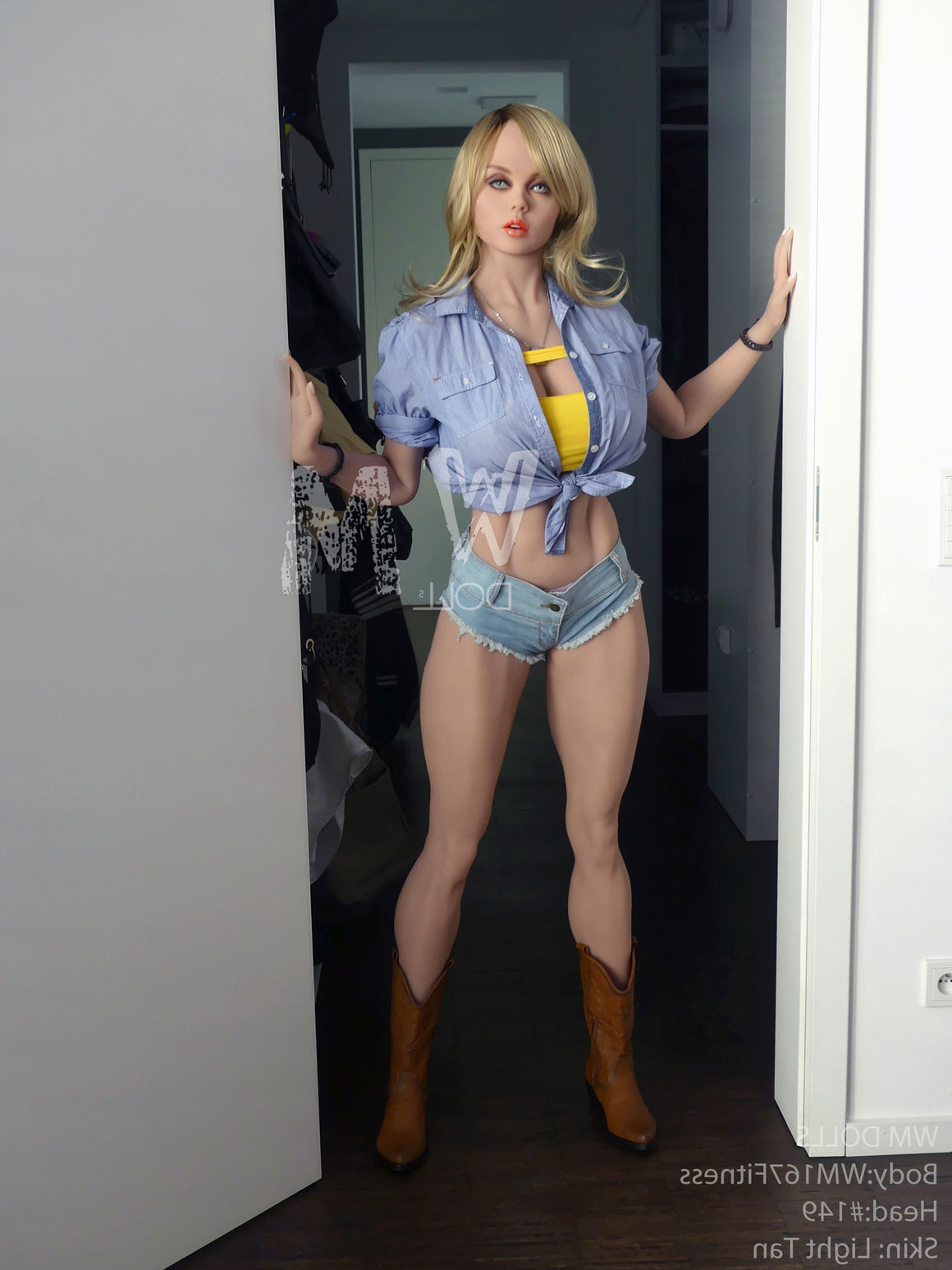 167cm/5ft6 F-cup Fitness TPE Sex Doll with #149 Head WM