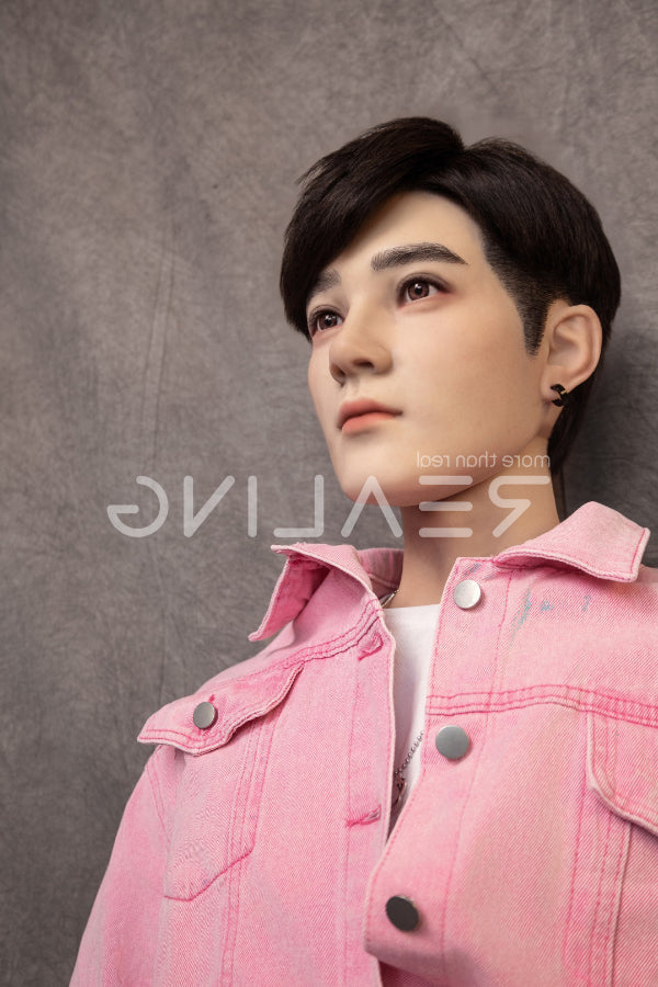 175cm/5ft9 Silicone Head Male Sex Doll - HuaCheng Realing