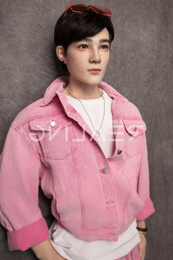 175cm/5ft9 Silicone Head Male Sex Doll - HuaCheng Realing