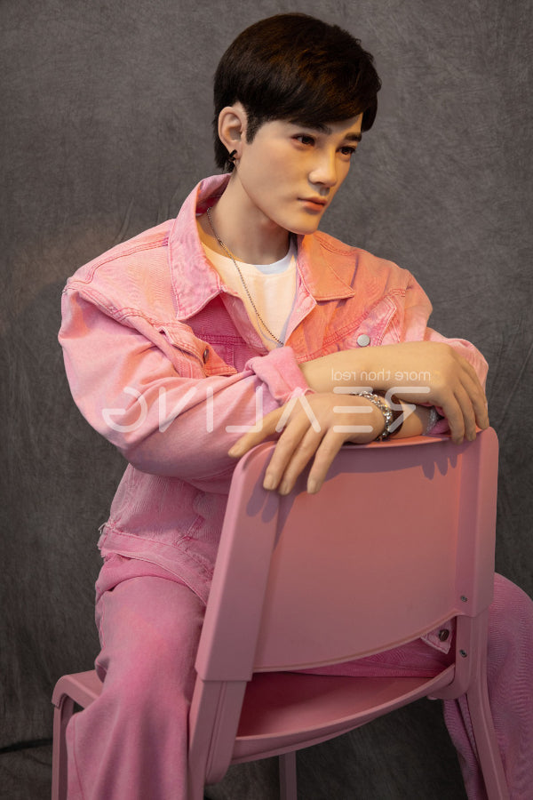 175cm/5ft9 Silicone Head Male Sex Doll - HuaCheng Realing