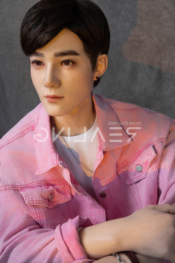 175cm/5ft9 Silicone Head Male Sex Doll - HuaCheng Realing