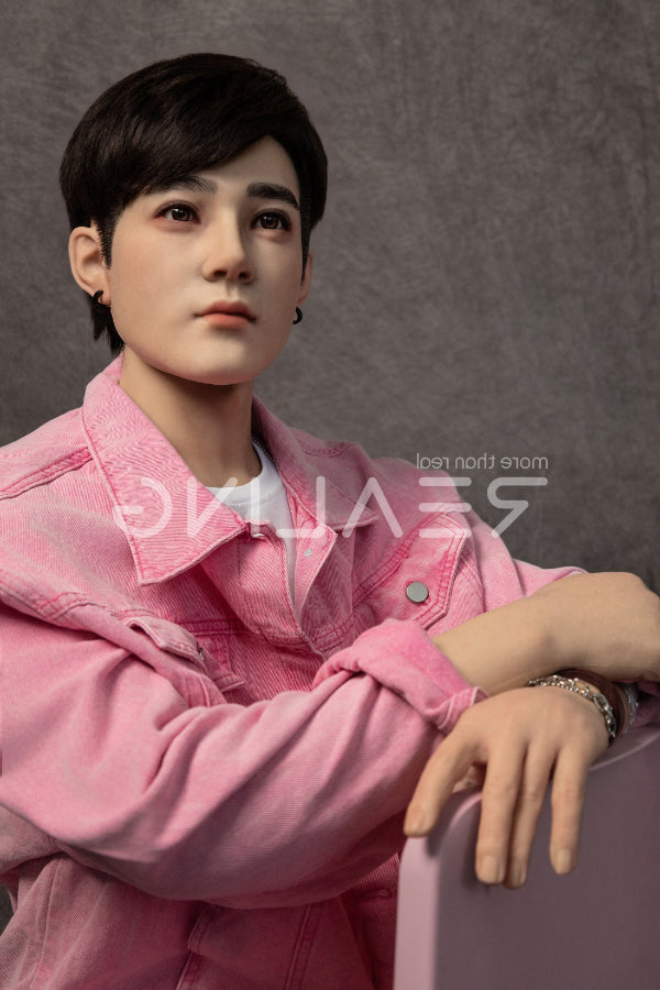 175cm/5ft9 Silicone Head Male Sex Doll - HuaCheng Realing