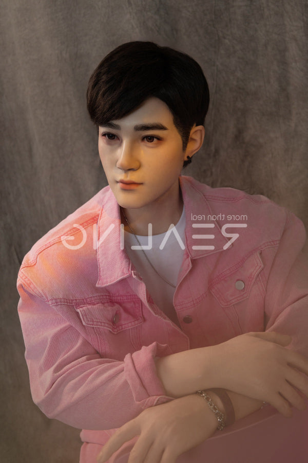 175cm/5ft9 Silicone Head Male Sex Doll - HuaCheng Realing