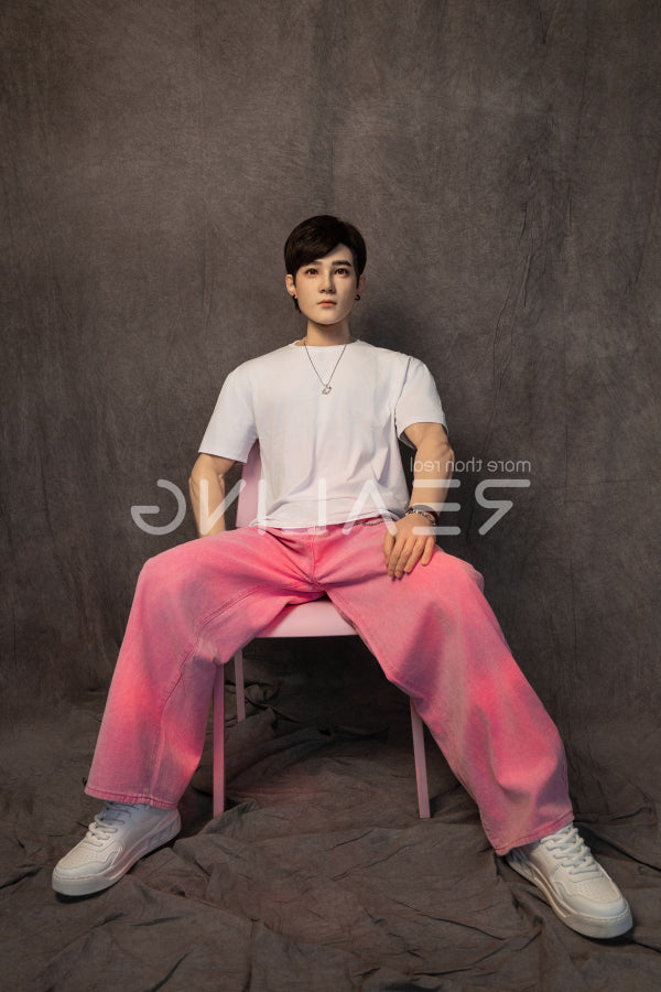 175cm/5ft9 Silicone Head Male Sex Doll - HuaCheng Realing