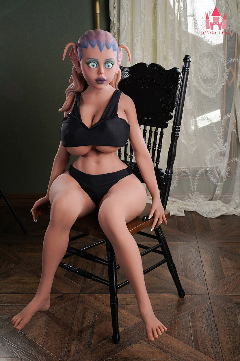 141cm/4ft7 Alien BBW Big Booty H-cup Thick TPE Sex Doll - A10 Dolls Castle