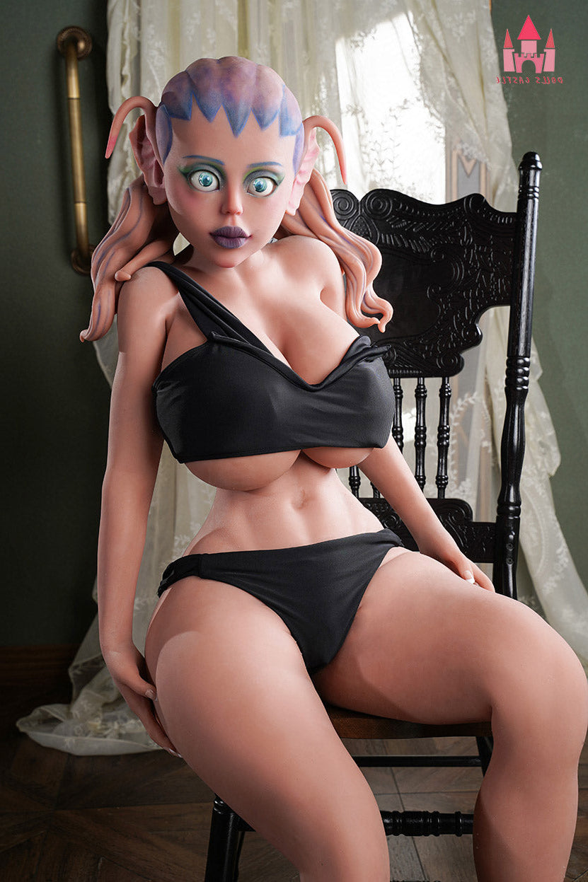 141cm/4ft7 Alien BBW Big Booty H-cup Thick TPE Sex Doll - A10 Dolls Castle