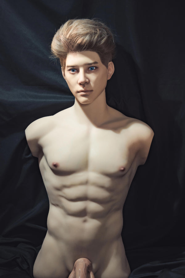 Muscular Silicone Head Male Sex Doll Torso - Ronin Realing