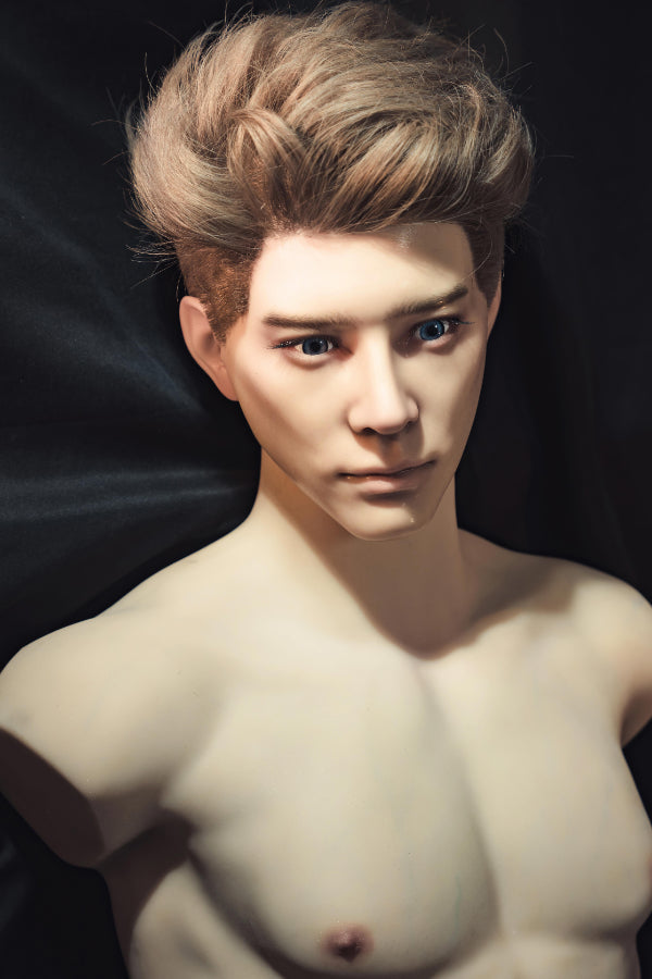 Muscular Silicone Head Male Sex Doll Torso - Ronin Realing