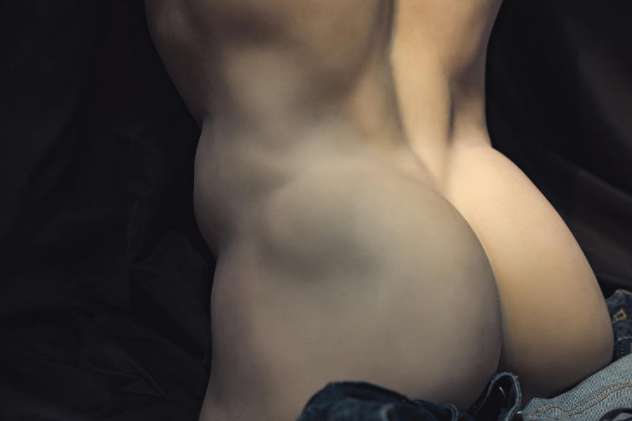 Muscular Silicone Head Male Sex Doll Torso - Ronin Realing