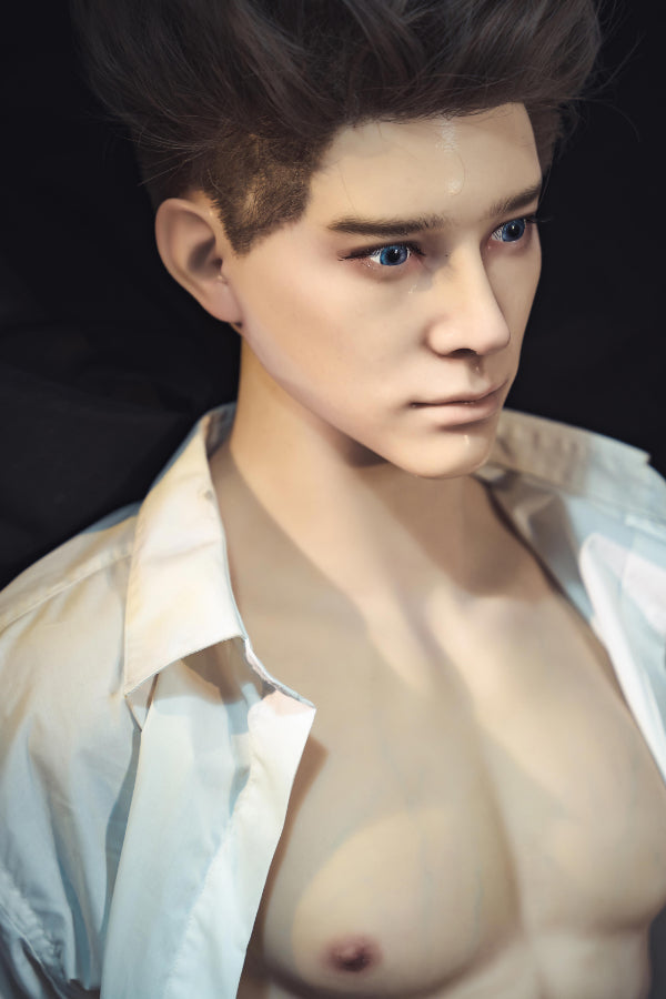 Muscular Silicone Head Male Sex Doll Torso - Ronin Realing