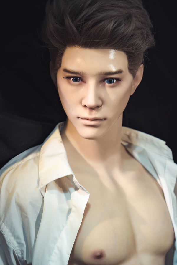 Muscular Silicone Head Male Sex Doll Torso - Ronin Realing