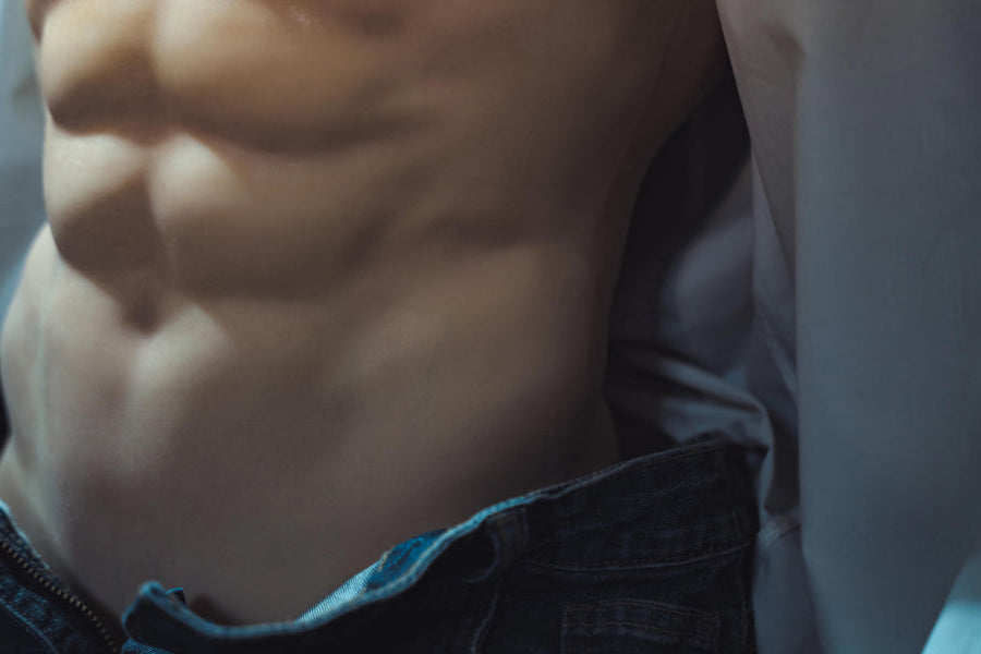 Muscular Silicone Head Male Sex Doll Torso - Ronin Realing