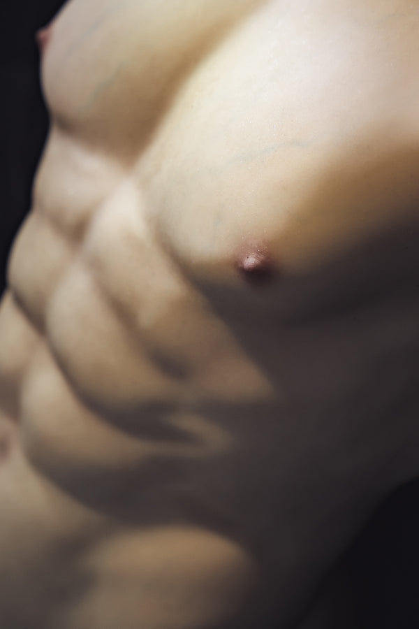 Muscular Silicone Head Male Sex Doll Torso - Leonardo Realing