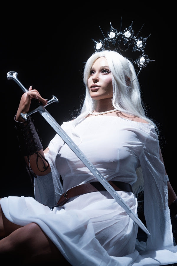 165cm 5ft5 D Cup Tanned Skin European Silicone Sex Doll Id4s Ros Head Selena 2 - D-cup Torso IDO