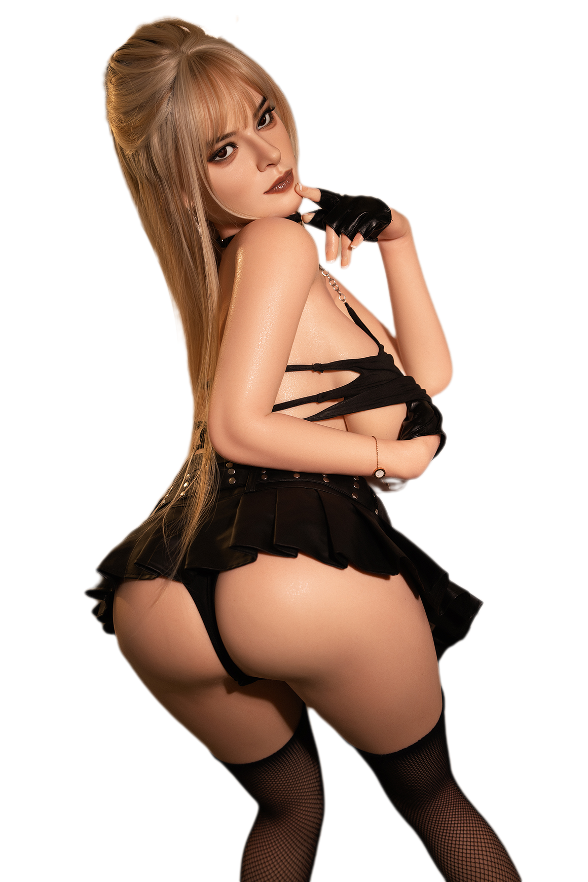 148cm/4ft9 F-cup Blonde Silicone Sex Doll – #S25 SY