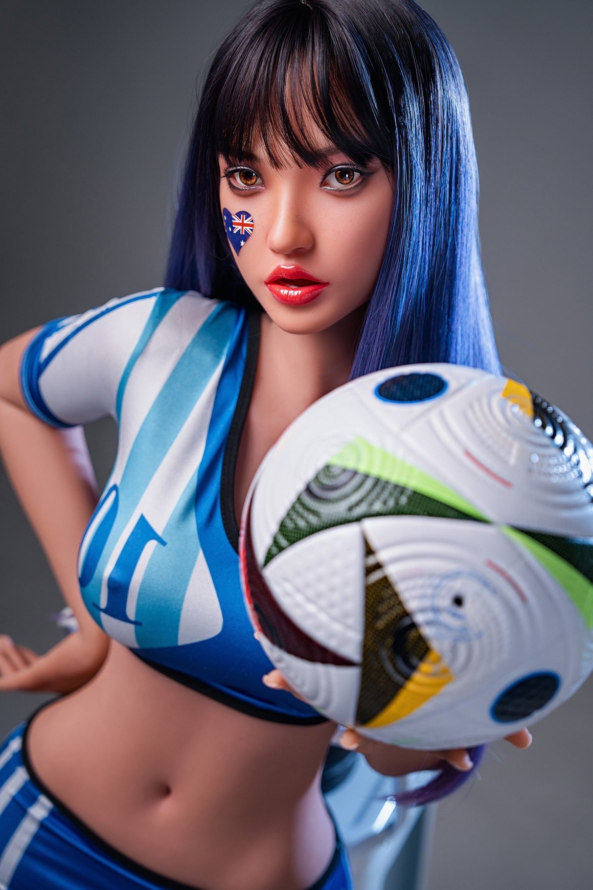 152cm/4ft11 G-cup Big Breast Silicone Head Sex Doll – M29 SY