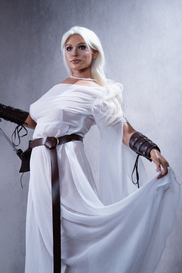 165cm 5ft5 D Cup Tanned Skin European Silicone Sex Doll Id4s Ros Head Selena 2 - D-cup Torso IDO