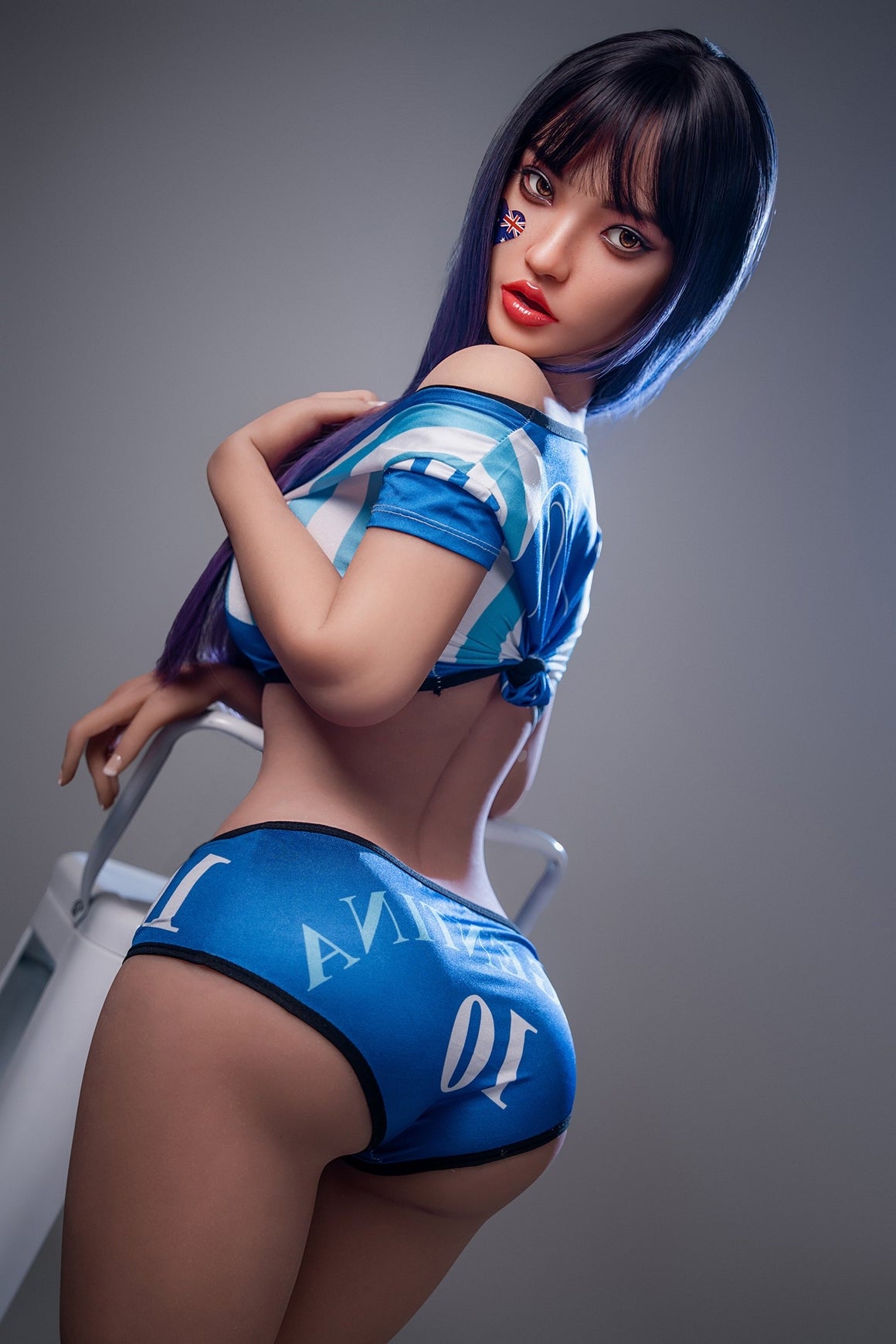 152cm/4ft11 G-cup Big Breast Silicone Head Sex Doll – M29 SY