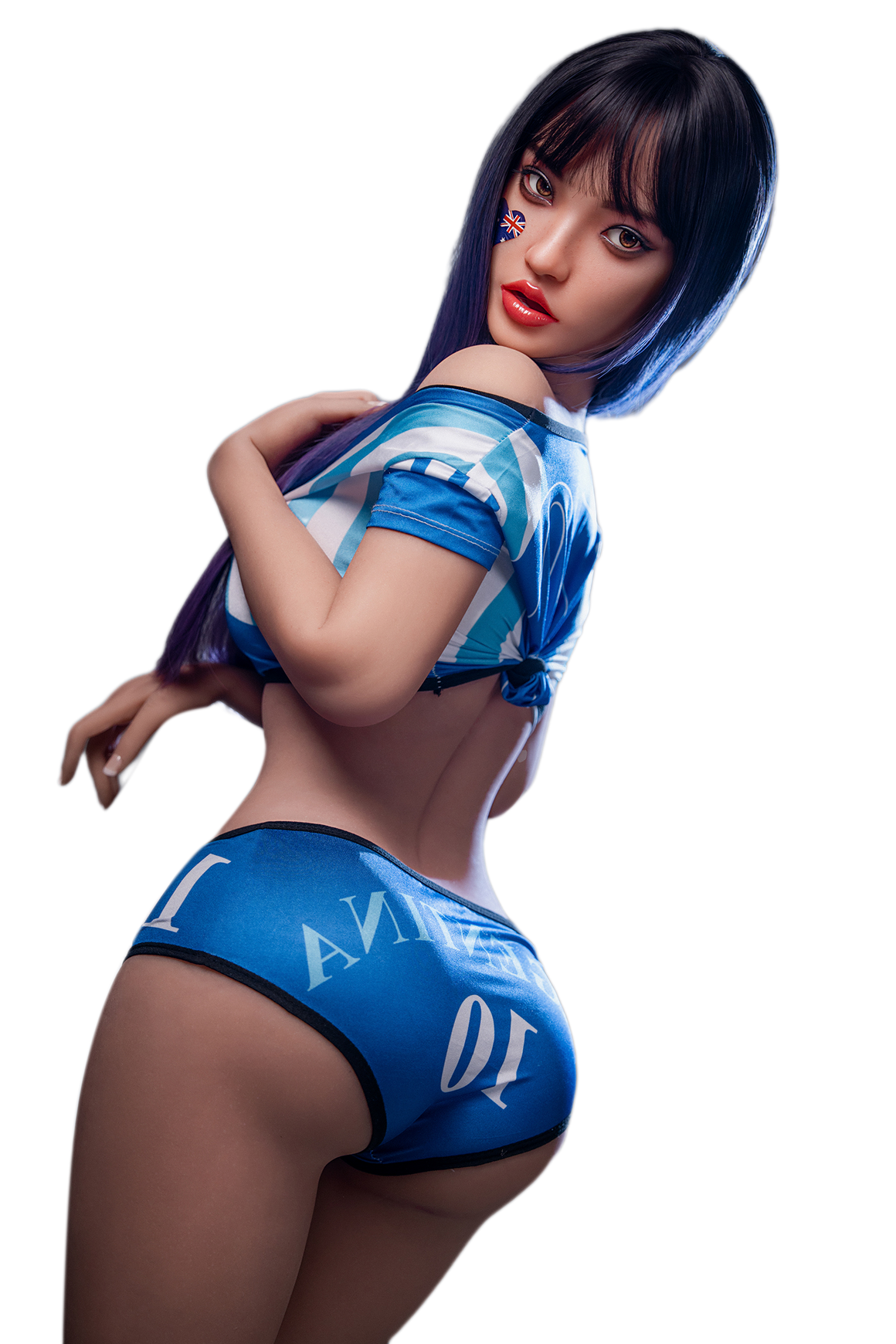 152cm/4ft11 G-cup Big Breast Silicone Head Sex Doll – M29 SY