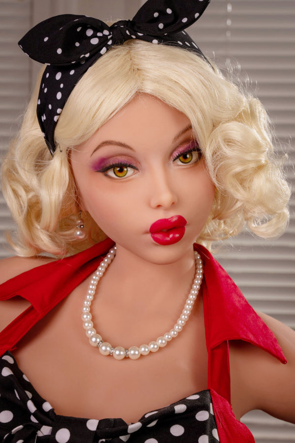 4ft11 / 150cm K-Cup Tan Skin STPE Blonde Sex Doll - Jessica Piper