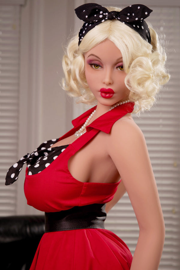 4ft11 / 150cm K-Cup Tan Skin STPE Blonde Sex Doll - Jessica Piper