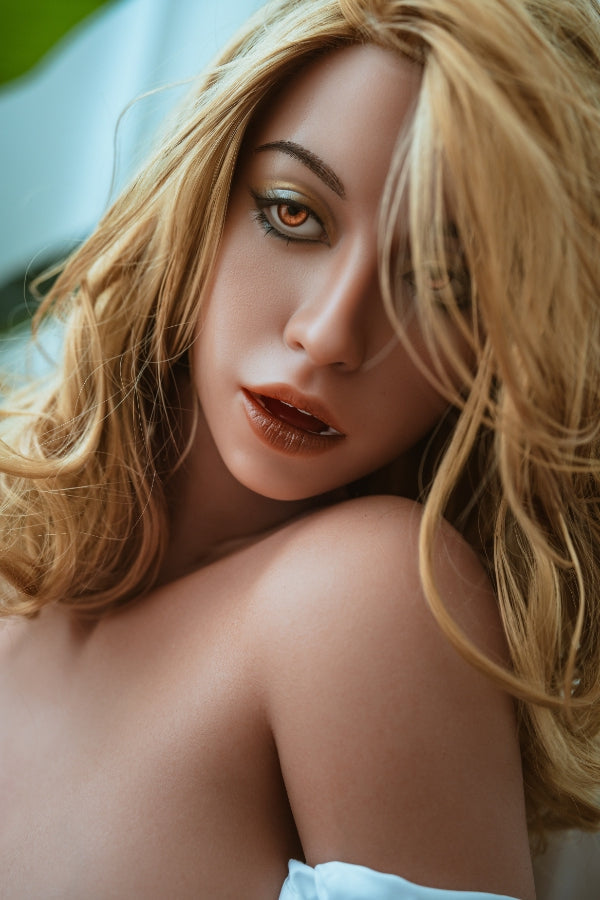 169cm/5ft7 F-cup Blonde Full Silicone Sex Doll - 722 Top Fire
